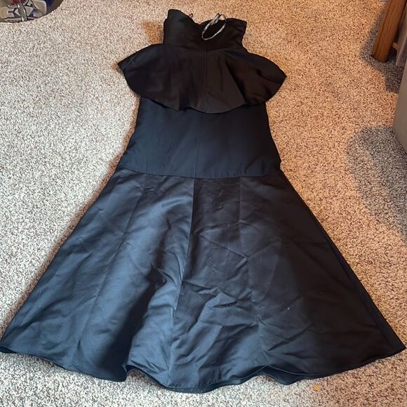 White by Vera Wang Black strapless ball gown - Picture 3 of 6